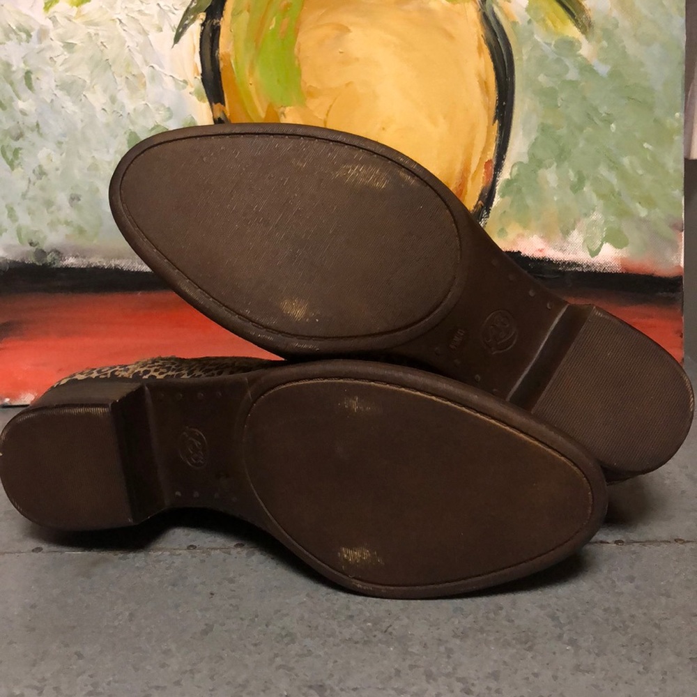 Lucky Brand Baley2 Booties Suede Leopard Size 9.5M - Picture 14 of 16